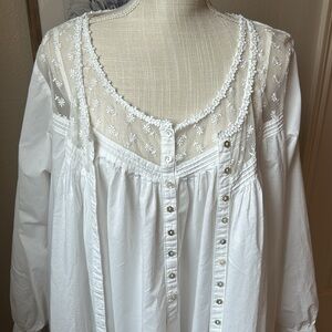 Eileen West Nightgown and Button Front Robe